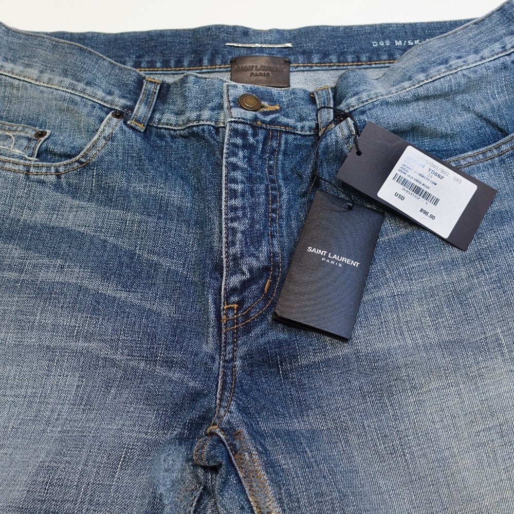 Saint Laurent Blue Jeans Skinny 5 Pocket (NEW)